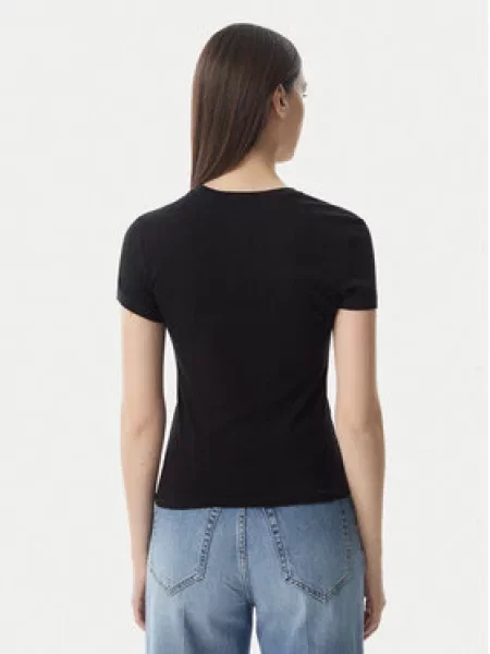 Tommy Jeans Póló Ess Logo fekete