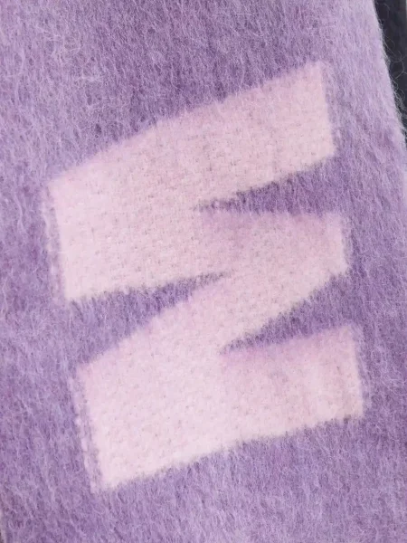 Fular Marni cu franjuri violet
