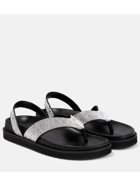 Sandały Simkhai z kryształkami czarne