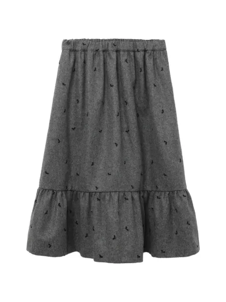 Spódnica midi dziecięca Comme Des Garcons Girl szara