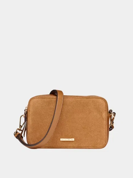 Кожаная сумка Geox коричневая