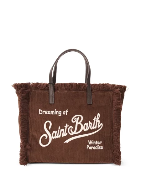 Shopper kabelka Mc2 Saint Barth hnedá
