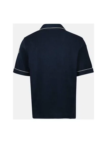 Koszulka polo Moncler niebieska
