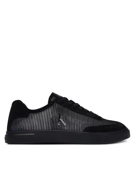 Sneakers Calvin Klein Low Pro Cupsole Wt Striped Ny negru