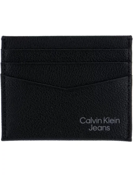 Portfel Calvin Klein skórzany czarny