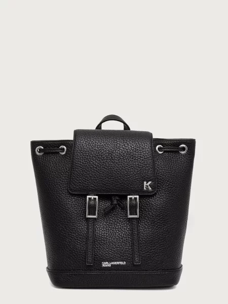 Karl Lagerfeld Jeans rucsac pentru femei cu imitație de piele negru