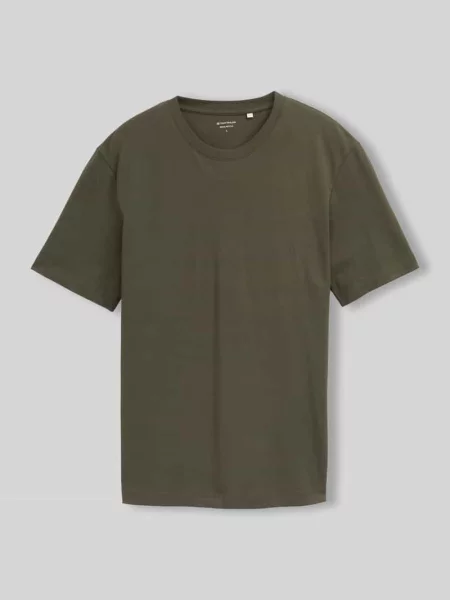 Krój regular fit t-shirt z mieszanki bawełny Tom Tailor