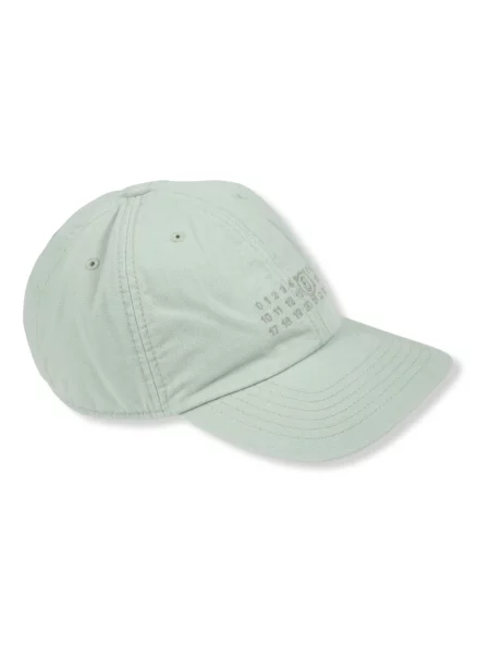 Maison Margiela czapka z daszkiem zielona