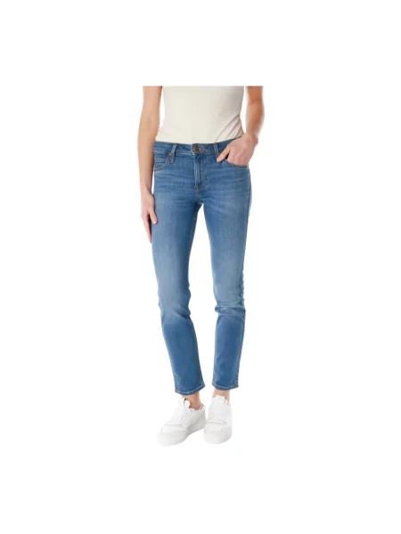 Jeansy Lee niebieskie