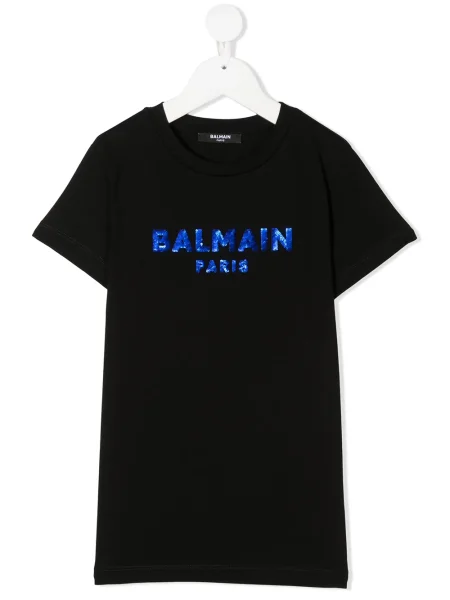 Koszulka dziecięca Balmain czarna