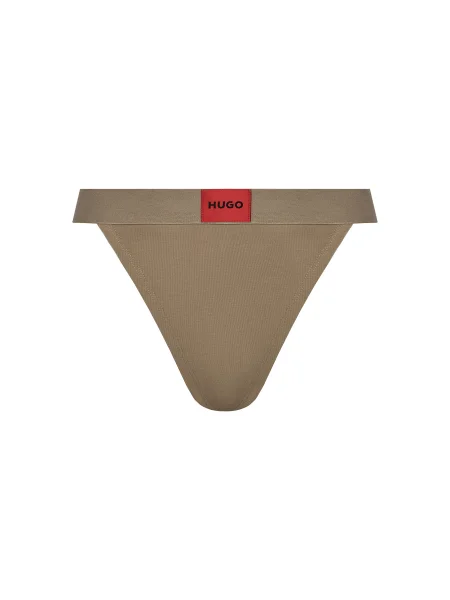 HUGO Tanga String Red Label Barna piros