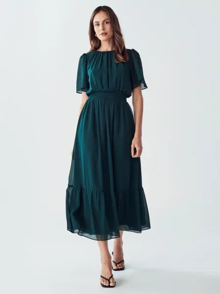 Willa Koktejl obleka Casalla smaragd