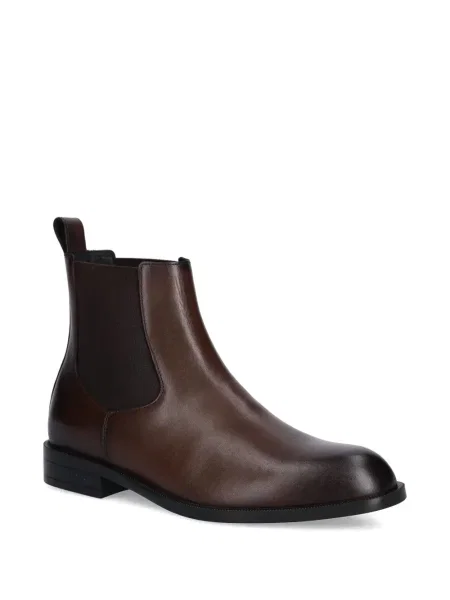 Botine chelsea Boss maro