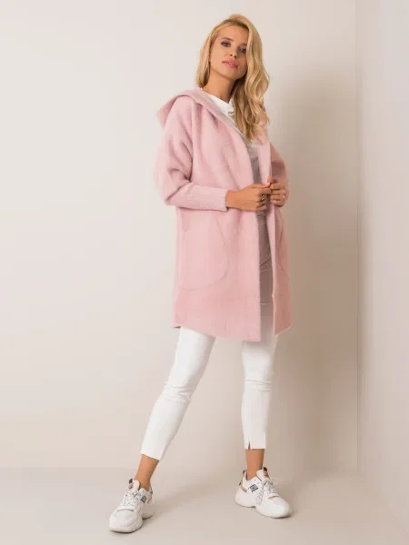 Kabát Fashionhunters ružová