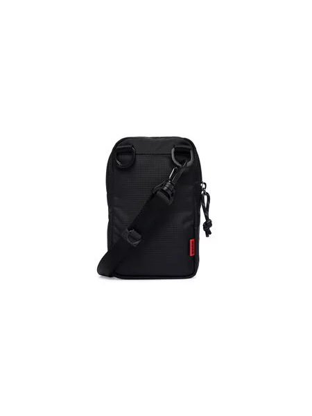 HUGO vodootporna mala torba za muškarce EVERETT PHONE HOLDER crna
