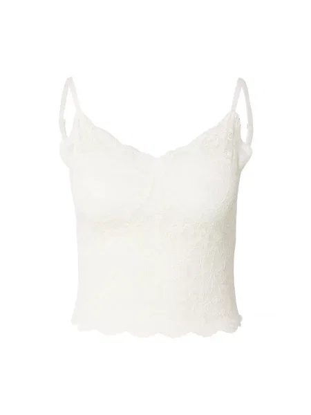Hailys Top natural alb