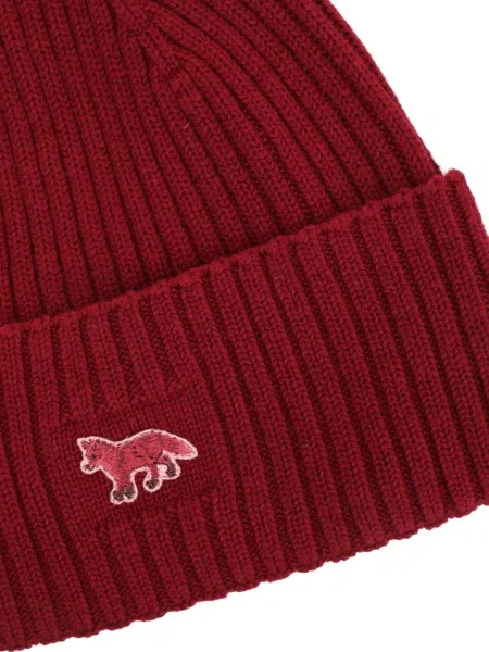 Czapka dziecięca Maison Kitsune czerwona