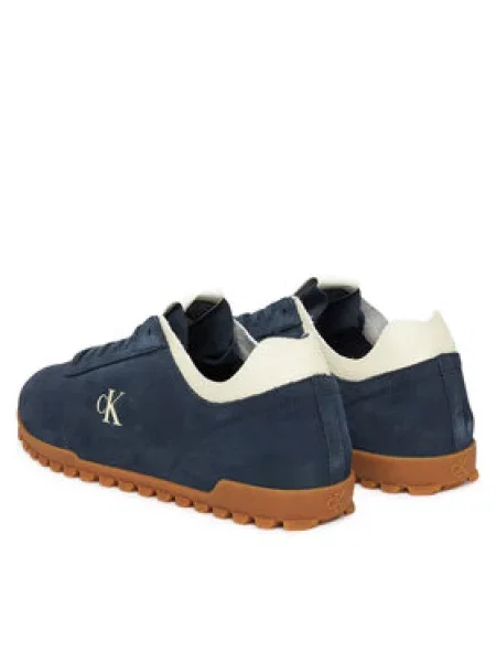 Calvin Klein Jeans Sneakersy Low Profile Runner Su Tmavomodrá modrá