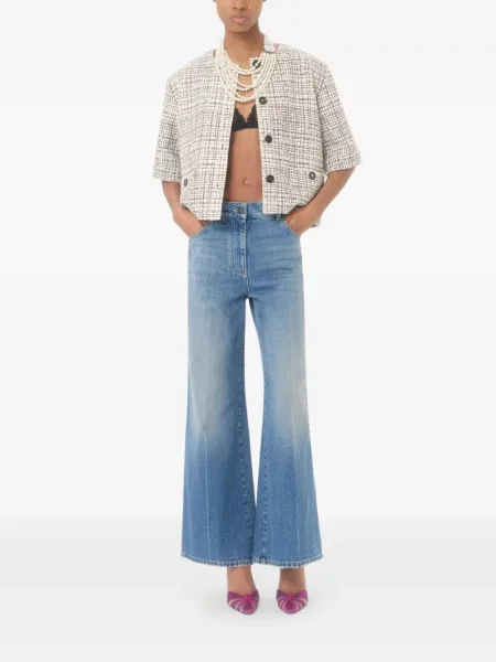 Pantaloni Valentino Garavani albastru