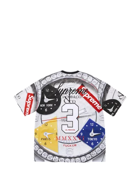 Tricou Supreme cu imagine alb