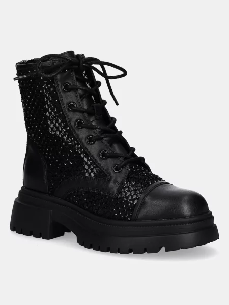 Steve Madden bocanci Ripcord-Mr cu platformă negru