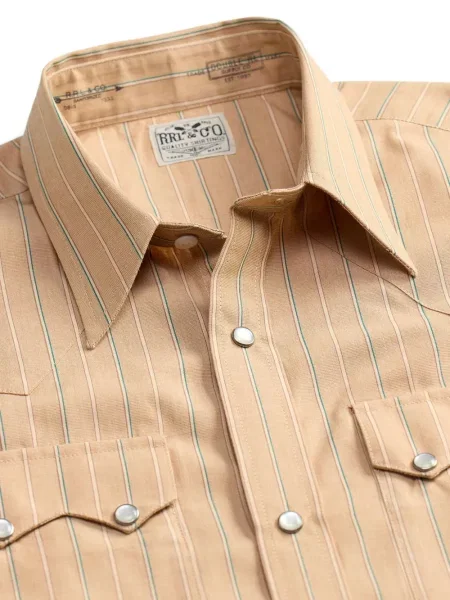 Pruhovaná košile Ralph Lauren Rrl žlutá