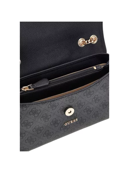 Guess crossbody kabelka dámska z imitácie kože LINDSEY sivá
