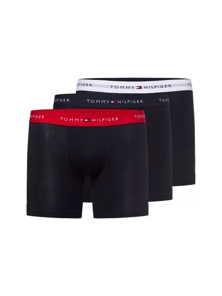 Tommy Hilfiger Obcisłe bokserki pakowane po 3 szt. Mężczyźni jednolity S/M niebieski