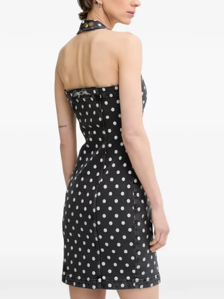 Rochie mini Guess fără mâneci negru