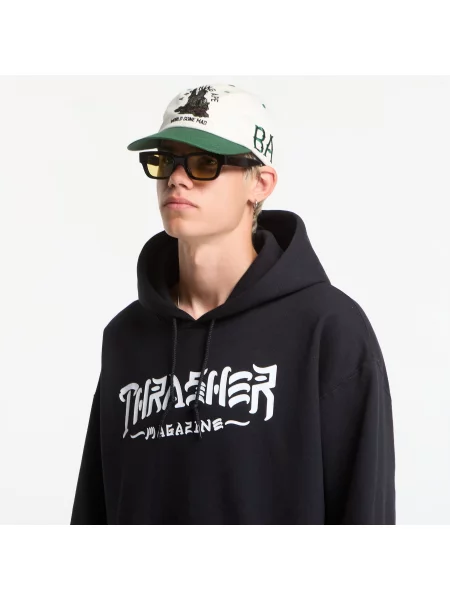 Hanorac cu glugă Thrasher negru