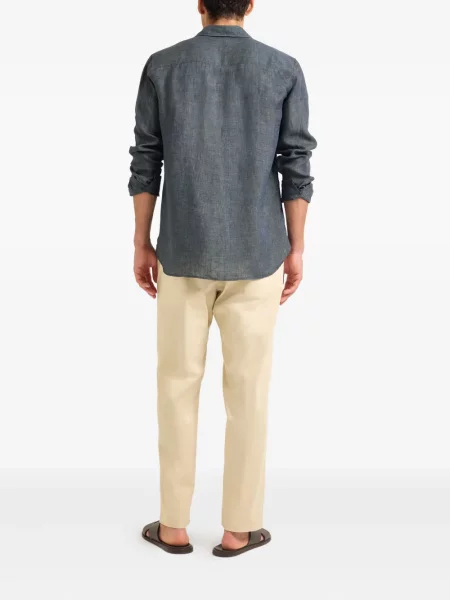 Cămașă Orlebar Brown de in albastru