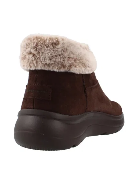 Snehule Skechers hnedá