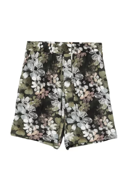 Pantaloni scurți Iceberg cu model floral verde