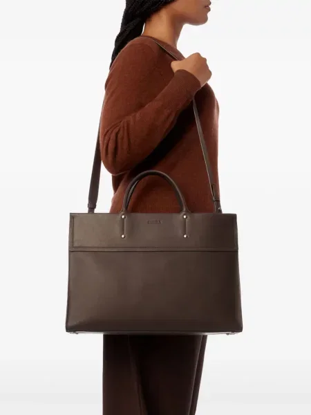 Geanta de piele Shinola din piele maro