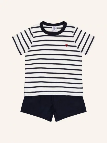 Pyžamo Petit Bateau bílé