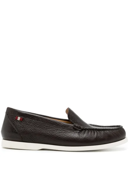 Pantofi loafer Bally din piele maro