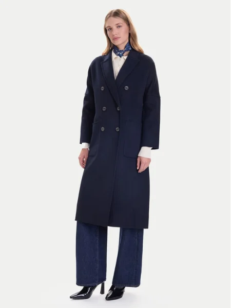 ViCOLO Palton de lână Bleumarin