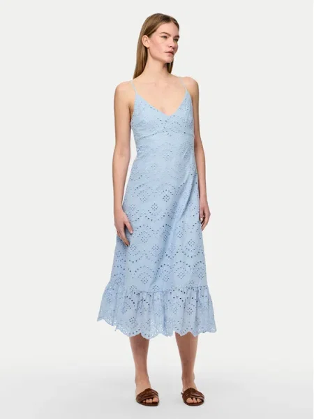 Pieces Rochie de vară Vilde celest albastru