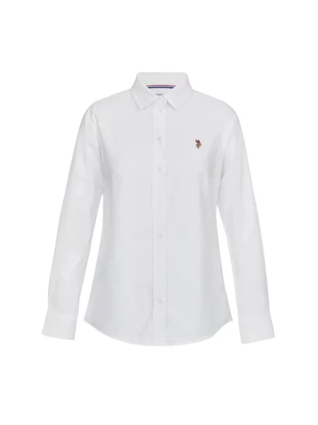 U.S. POLO ASSN. Bluză UWGina maro / roșu alb
