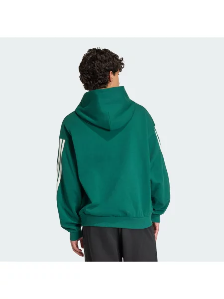 MIKINA S KAPUCÍ ADIDAS KIT bílá