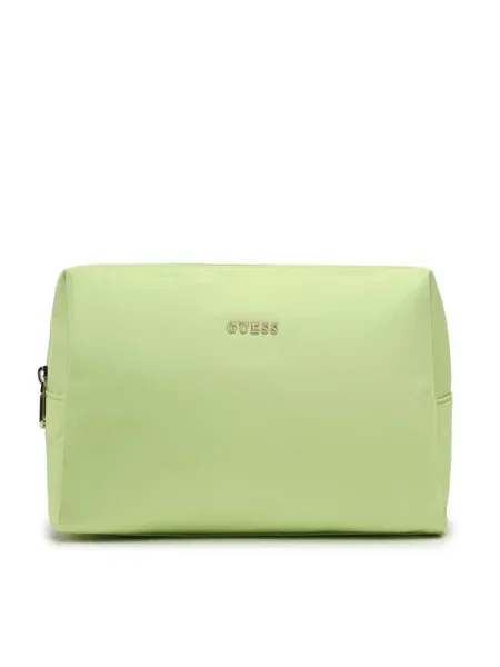 Козметична чанта Guess жълто