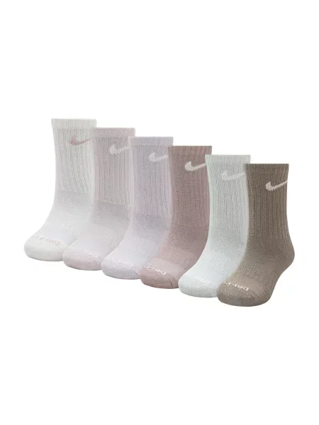Nike Sportswear Șosete ecru / gri taupe / mov pastel / roz / roz pal alb