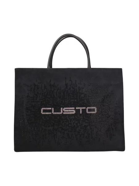 Shopperka Custo Barcelona skórzana czarna