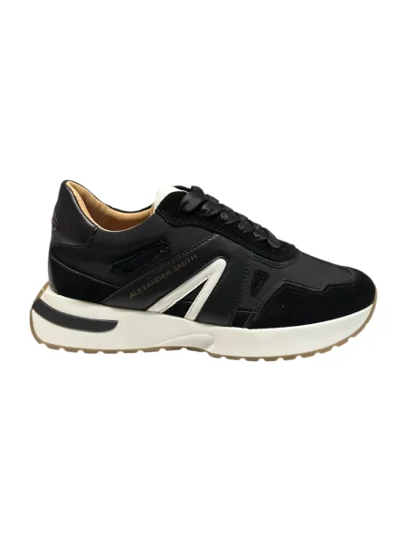 Sneakersy Alexander Smith skórzane czarne
