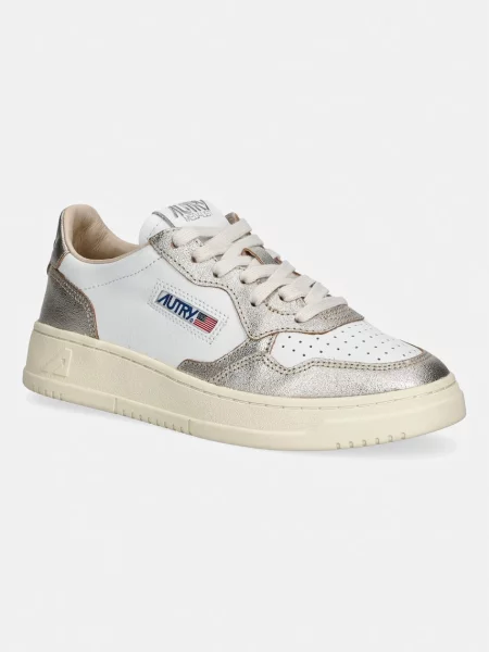 AUTRY sneakersy skórzane Medalist Low białe