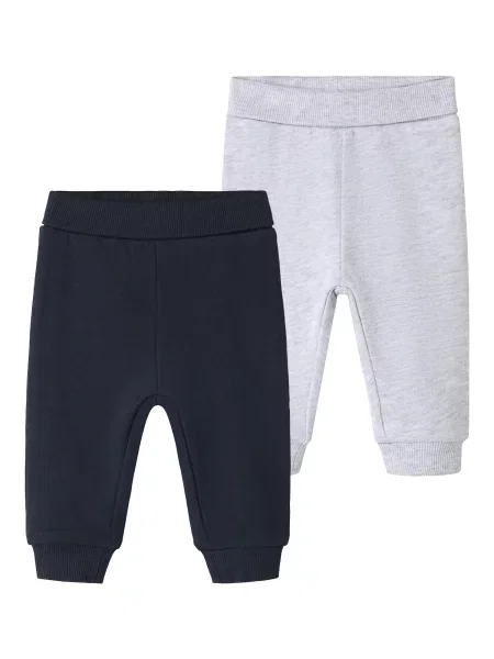 NAME IT Pantaloni NBNLUNNA albastru marin / amestecat gri
