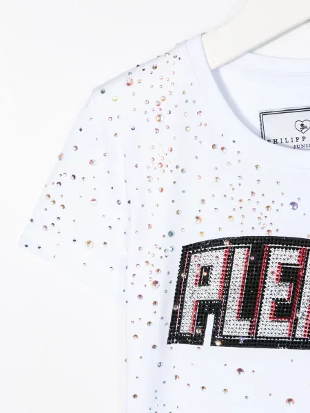 Koszulka dziecięca Philipp Plein biała