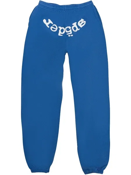 Pantaloni Sp5der alergare albastru