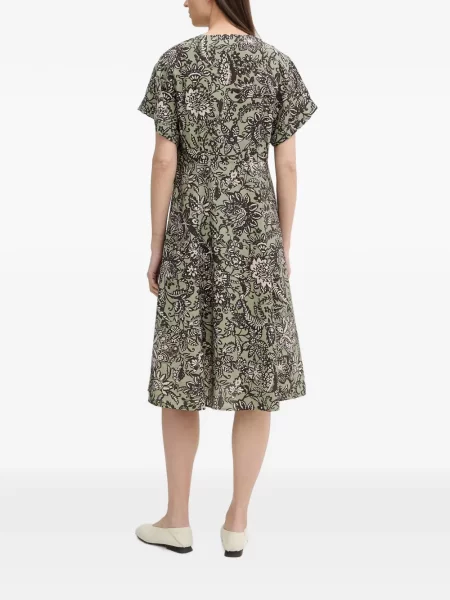 Rochie midi Marc O'polo cu model floral cu imagine verde