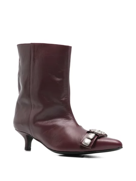 Botine Toga Pulla din piele roșu
